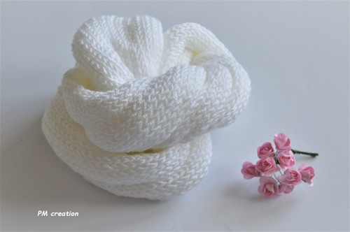 Wrap-dečka,, na focení miminek,, bílý — foto 3