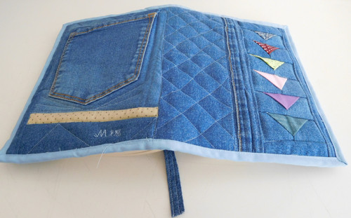 Patchwork jeans - obal na knihu — foto 2