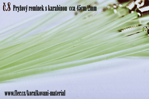 Řemínek na krk- pryž 2mm — foto 5