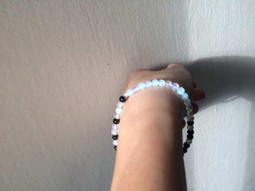 Náramky Banda Jin Jang Mini Onyx Opalit — foto 2