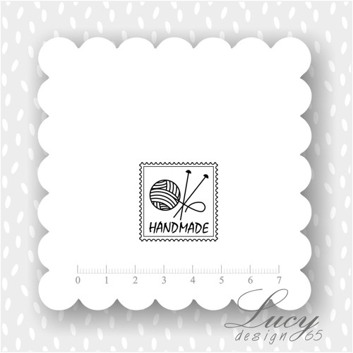 Razítko handmade v krabičce - háčkování — foto 2