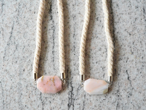 Náhrdelník SIMPLE PINK OPAL — foto 3