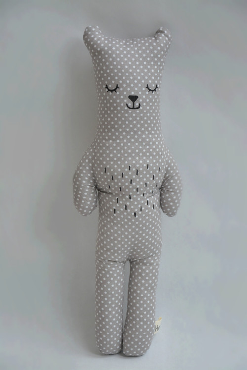Bubu Bear grey, white dots II. — foto 2