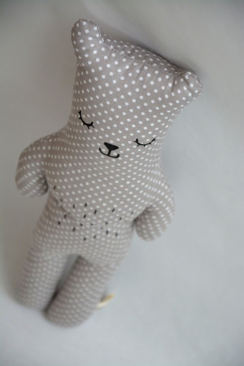Bubu Bear grey, white dots II. — foto 4