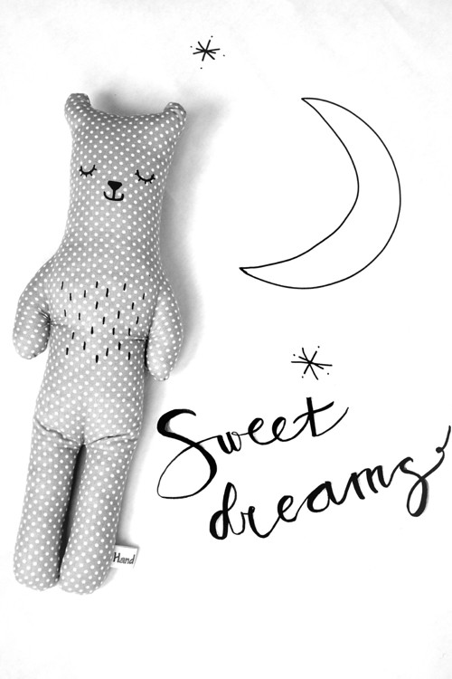 Bubu Bear grey, white dots II. — foto 5