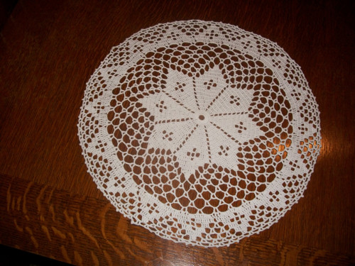 Ubrusy - háčkované, průměr 50 cm — foto 5
