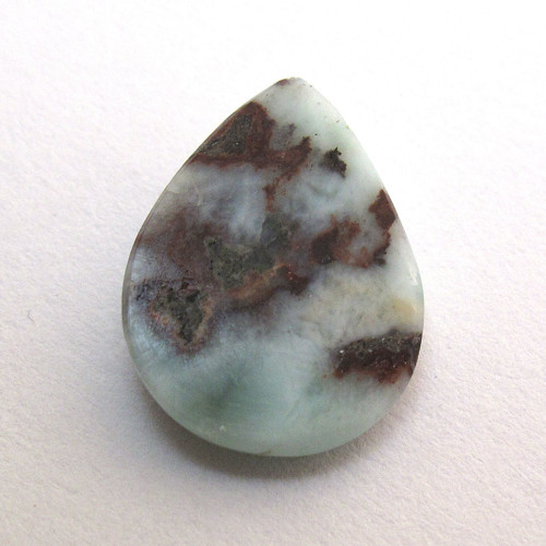 Kabošon larimar kapka 15,7mm — foto 4