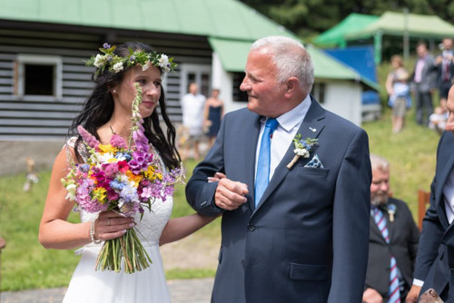 Svatební kytice barevná — foto 2