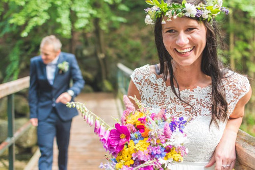 Svatební kytice barevná — foto 6