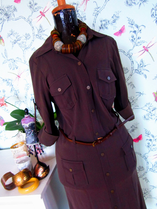 Košilovky elegantní mocca — foto 3