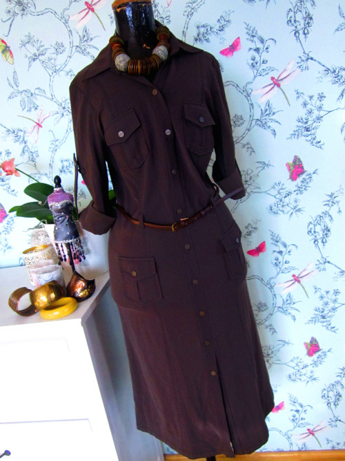 Košilovky elegantní mocca — foto 4