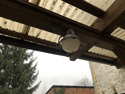 Kované venkovní světlo — foto 3