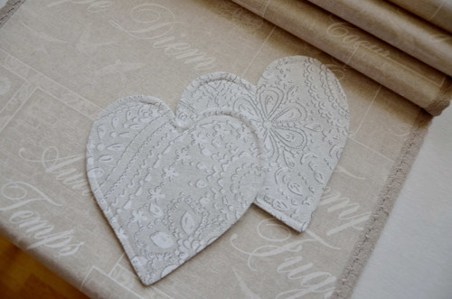 Prostírání pod hrníček - Shabby chic — foto 3