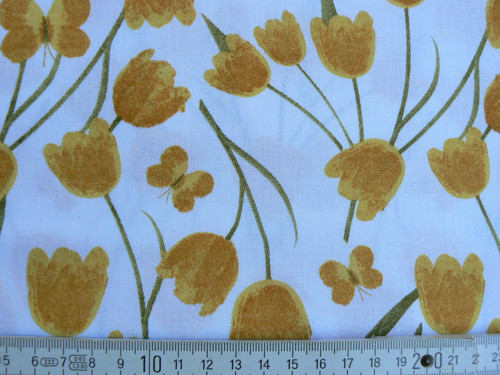 Žluté tulipány na bílé — foto 2