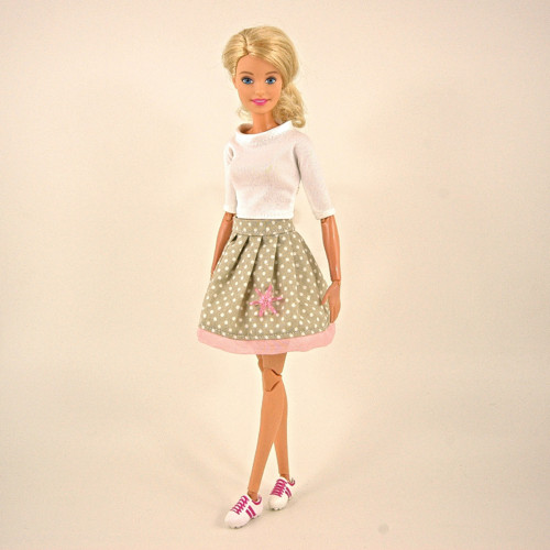 Barbie - Sukně s puntíky — foto 2