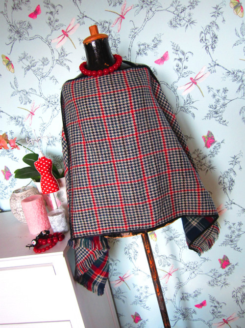 Pončo tartan originální — foto 5