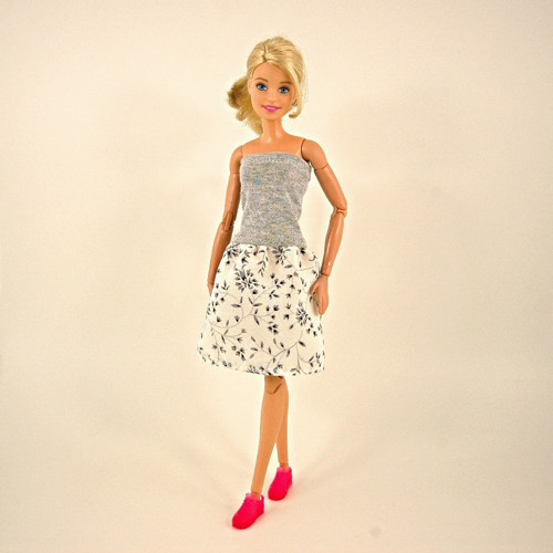 Barbie - Kytičkové šaty — foto 3