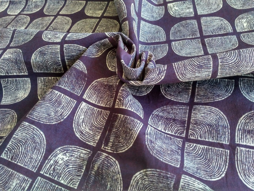 Modrotiskový panel, obloučky prořezávané — foto 2
