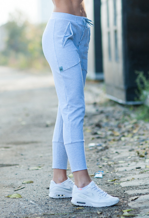 STYLOVÉ TEPLÁKY BHiStyle LIMITED - GREY - vel.S — foto 5