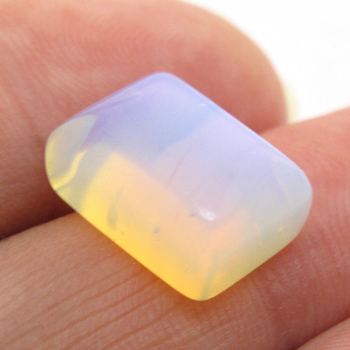 Kabošon opalit obdelník 13,4mm — foto 2
