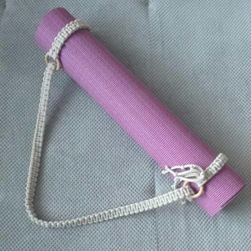 Macramé popruh na jógamatku — foto 6