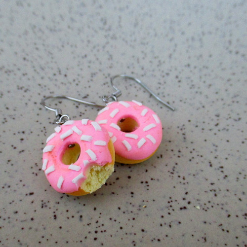 Náušnice donuty — foto 4