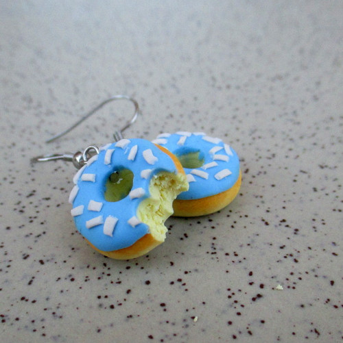 Náušnice donuty — foto 2
