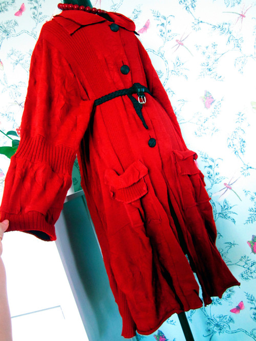 Kardigan extravagant red — foto 2