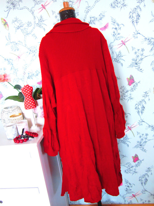Kardigan extravagant red — foto 5