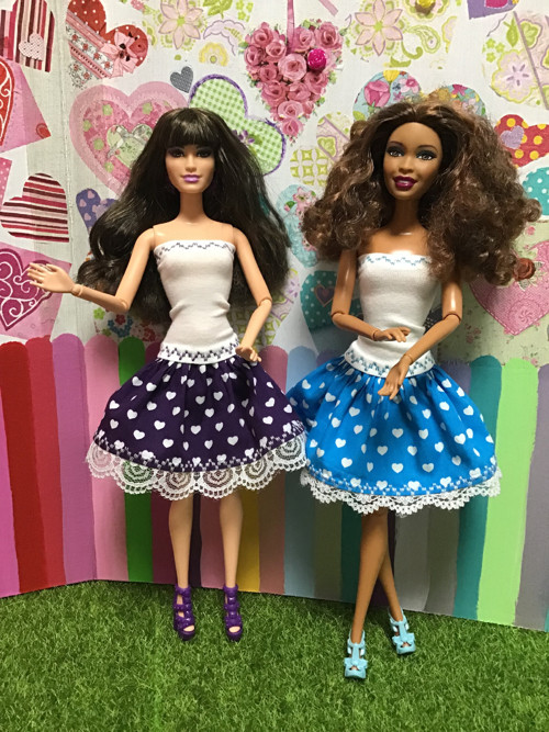 Šaty pro Barbie - “Kolekce Valentýnky” — foto 3
