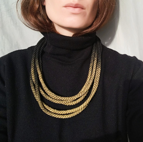 Z lana / černá + zlatá / multi / VÝPRODEJ — foto 3