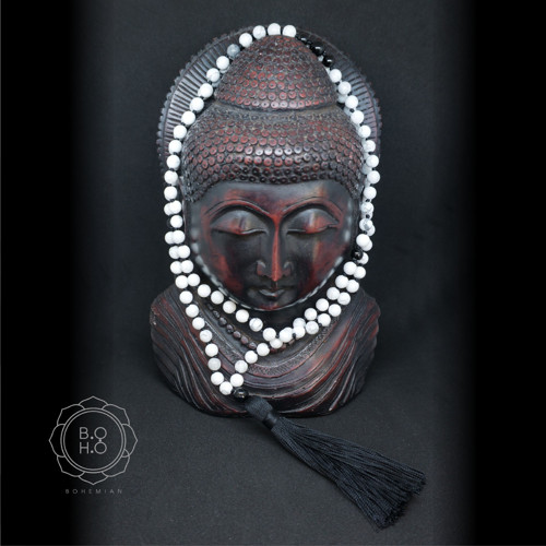 Náhrdelník MALA - MAGNEZIT, ONYX — foto 2