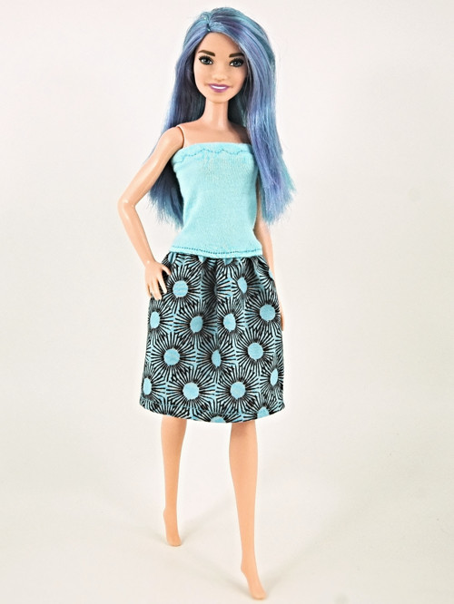 Barbie - Modré šaty — foto 2