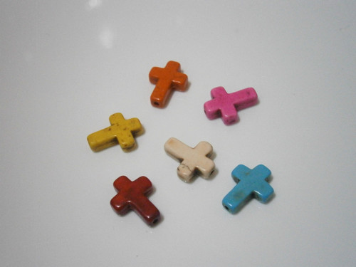 *Howlit - křížek* 16x12mm — foto 2