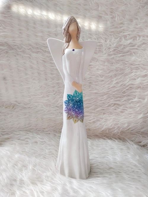 Anděl 36 cm - s mandalou — foto 3