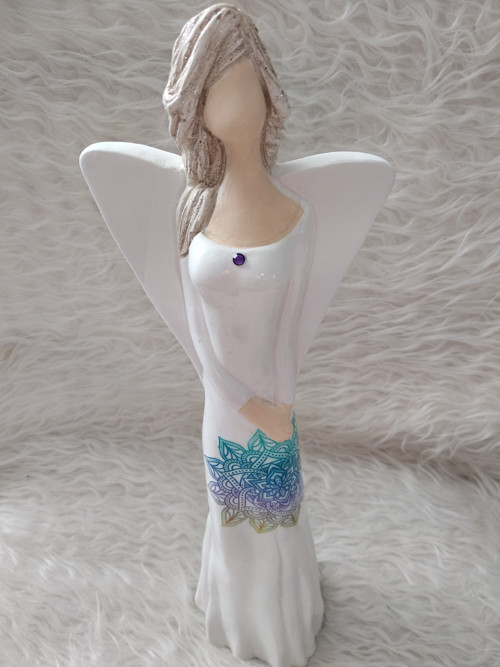 Anděl 36 cm - s mandalou — foto 4