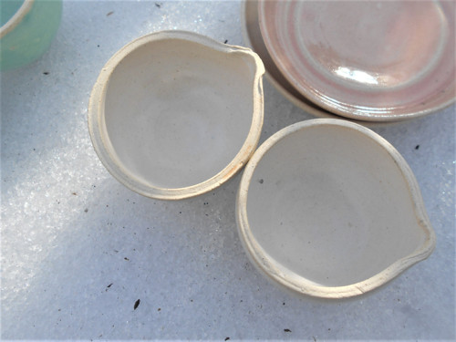 Matné bílé svícínky — foto 5