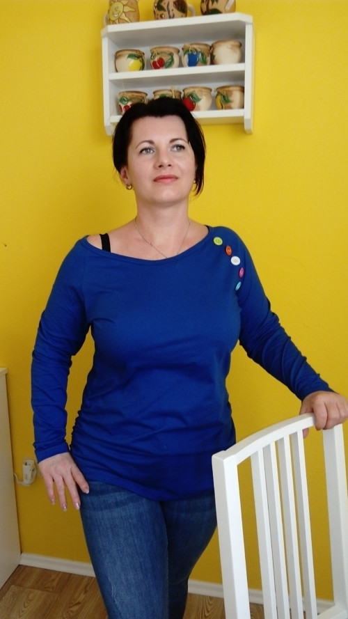 Triko Dl.rukáv Knoflík- Více Variant A Barev — foto 4