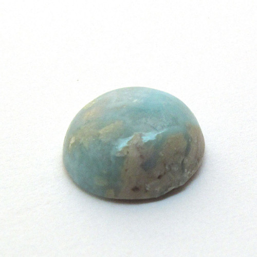 Kabošon larimar kruh 12,9mm — foto 2