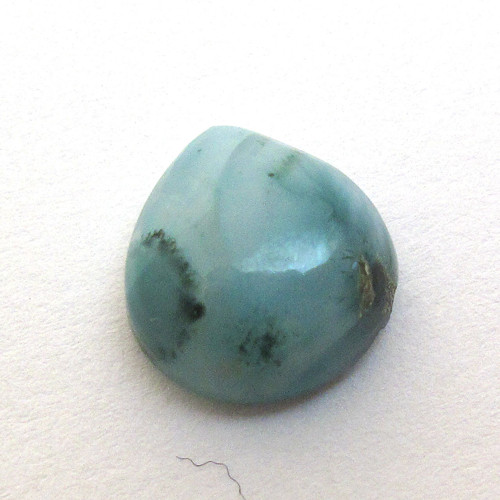 Kabošon larimar kapka 10,2mm — foto 3
