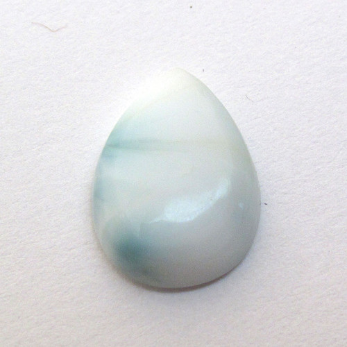 Kabošon larimar kapka 13,6mm — foto 3