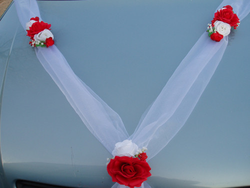 Šerpa na auto-červená — foto 2