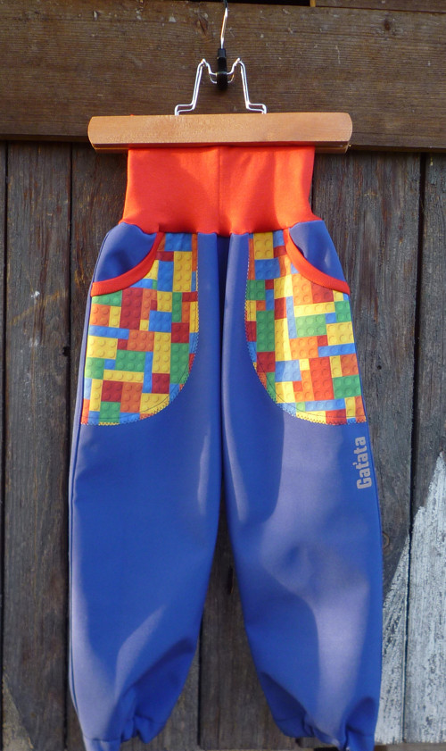 Softshellky modre LEGOLOVERS 92/98 — foto 5