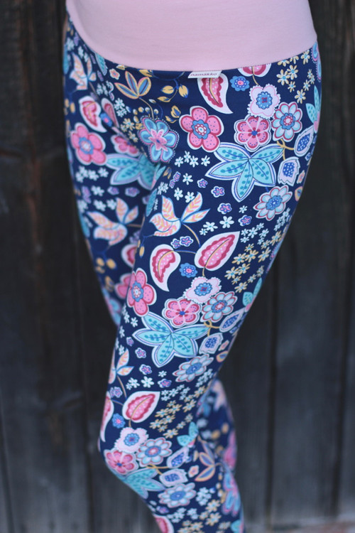Legíny FLOWER blue — foto 3