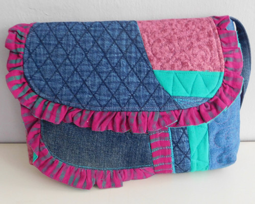 Crazy patchwork - kabelka — foto 2