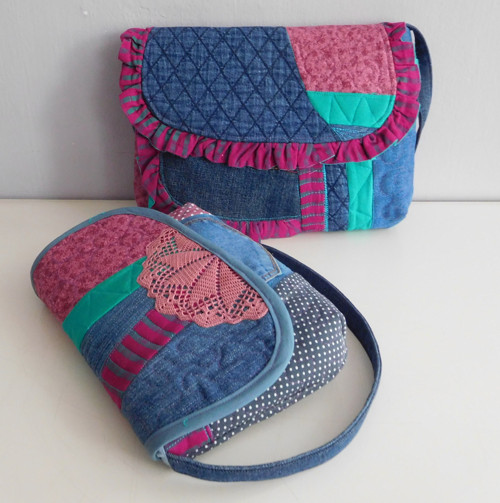 Crazy patchwork - kabelka — foto 5