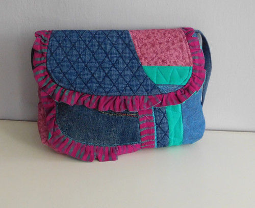Crazy patchwork - kabelka — foto 6