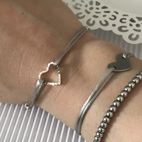 Heart satin silver — foto 5