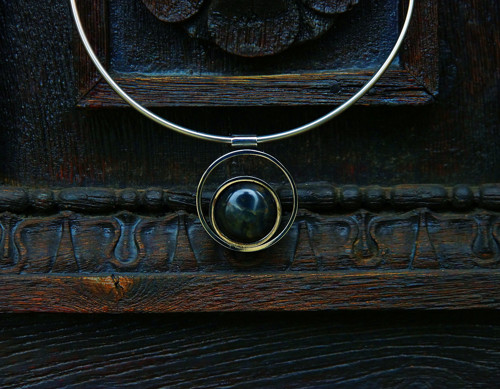 Nerezový náhrdelník...." Dragons eye " — foto 3