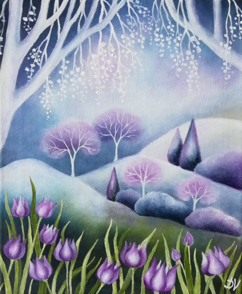 V mlžném závoji (25x30cm) — foto 4